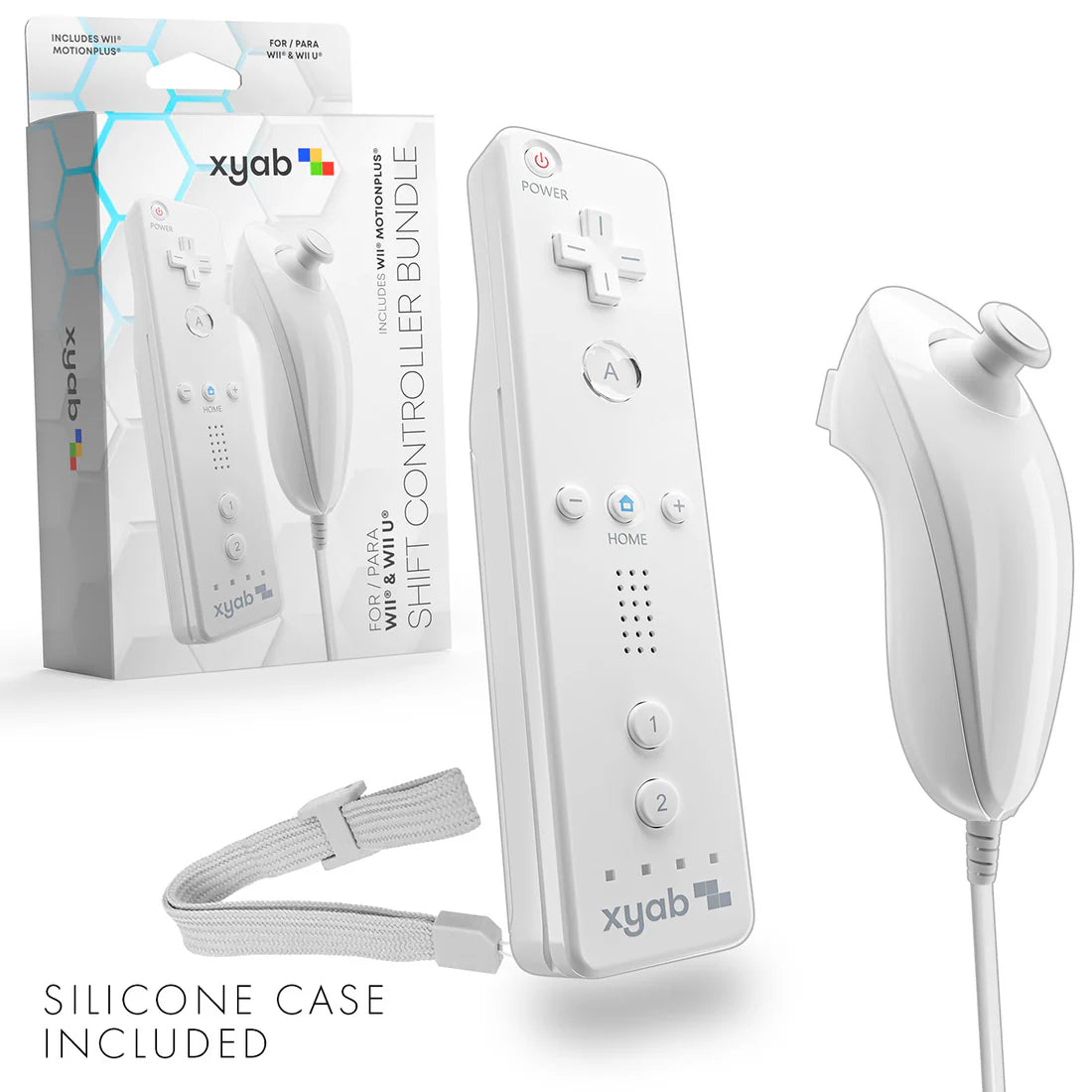 xyab - Nintendo Wii Controller Bundle - White
