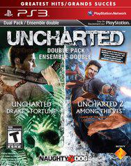 Uncharted & Uncharted 2 Dual Pack - (Complete, Playstation 3)