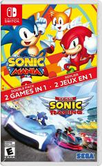 Sonic Mania + Team Sonic Racing Double Pack - (Complete, Nintendo Switch)
