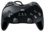 Black Wii Classic Controller Pro - (Loose, Wii)