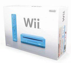 Blue Nintendo Wii System - (Loose, Wii)