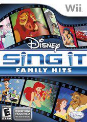 Disney Sing It: Family Hits - (Complete, Wii)
