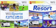 Wii Sports & Wii Sports Resort - (Complete, Wii)