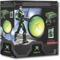 Xbox System [Green Halo Edition] - (Complete, Xbox)