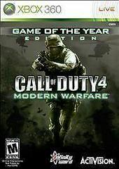 Call of Duty 4 Modern Warfare [Game of the Year] - (Complete, Xbox 360)