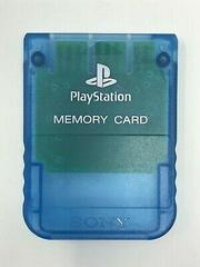 PS1 Memory Card [Clear Blue] - (Loose, Playstation)