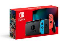 Nintendo Switch with Blue and Red Joy-con [Version 2] - (Loose, Nintendo Switch)