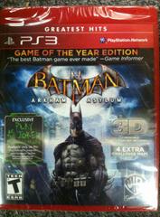 Batman: Arkham Asylum [Game of the Year Greatest Hits] - (New, Playstation 3)