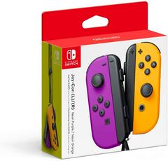 Joy-Con Neon Purple & Neon Orange - (New, Nintendo Switch)