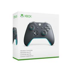 Xbox One Grey & Blue Controller - (Loose, Xbox One)