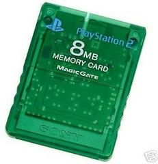 8MB Memory Card [Emerald] - (Complete, Playstation 2)