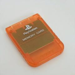 PS1 Memory Card [Candy Orange] - (Loose, Playstation)