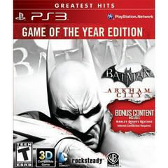 Batman: Arkham City [Game of the Year Greatest Hits] - (Complete, Playstation 3)