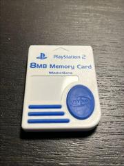 Nyko Memory Card [White & Blue] - (Loose, Playstation 2)