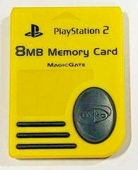 Nyko 8MB Memory Card [Yellow] - (Loose, Playstation 2)