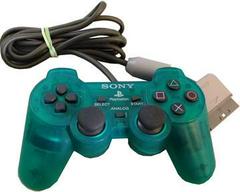 Clear Green Dual Shock Controller - (Loose, Playstation)