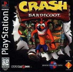 Crash Bandicoot [Black Label] - (Loose, Playstation)