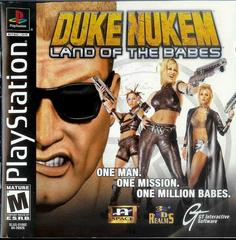 Duke Nukem Land of the Babes - (Complete, Playstation)