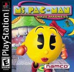 Ms. Pac-Man Maze Madness - (Complete, Playstation)