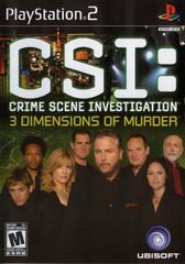 CSI 3 Dimensions of Murder - (Complete, Playstation 2)