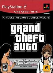 Grand Theft Auto Double Pack - (Complete, Playstation 2)