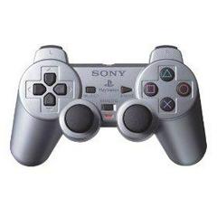 Silver Dual Shock Controller - (Loose, Playstation 2)