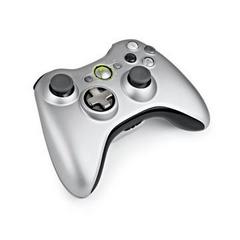Silver Xbox 360 Wireless Controller - (Loose, Xbox 360)