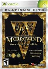 Elder Scrolls III Morrowind Platinum [Game of the Year] - (Complete, Xbox)