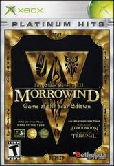 Elder Scrolls III Morrowind Platinum [Game of the Year] - (Complete, Xbox)