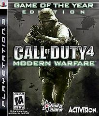 Call of Duty 4 Modern Warfare [Game of the Year] - (Complete, Playstation 3)