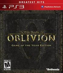 Elder Scrolls IV Oblivion Game of the Year [Greatest Hits] - (Complete, Playstation 3)