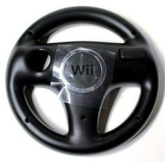 Wii Wheel Black - (Loose, Wii)