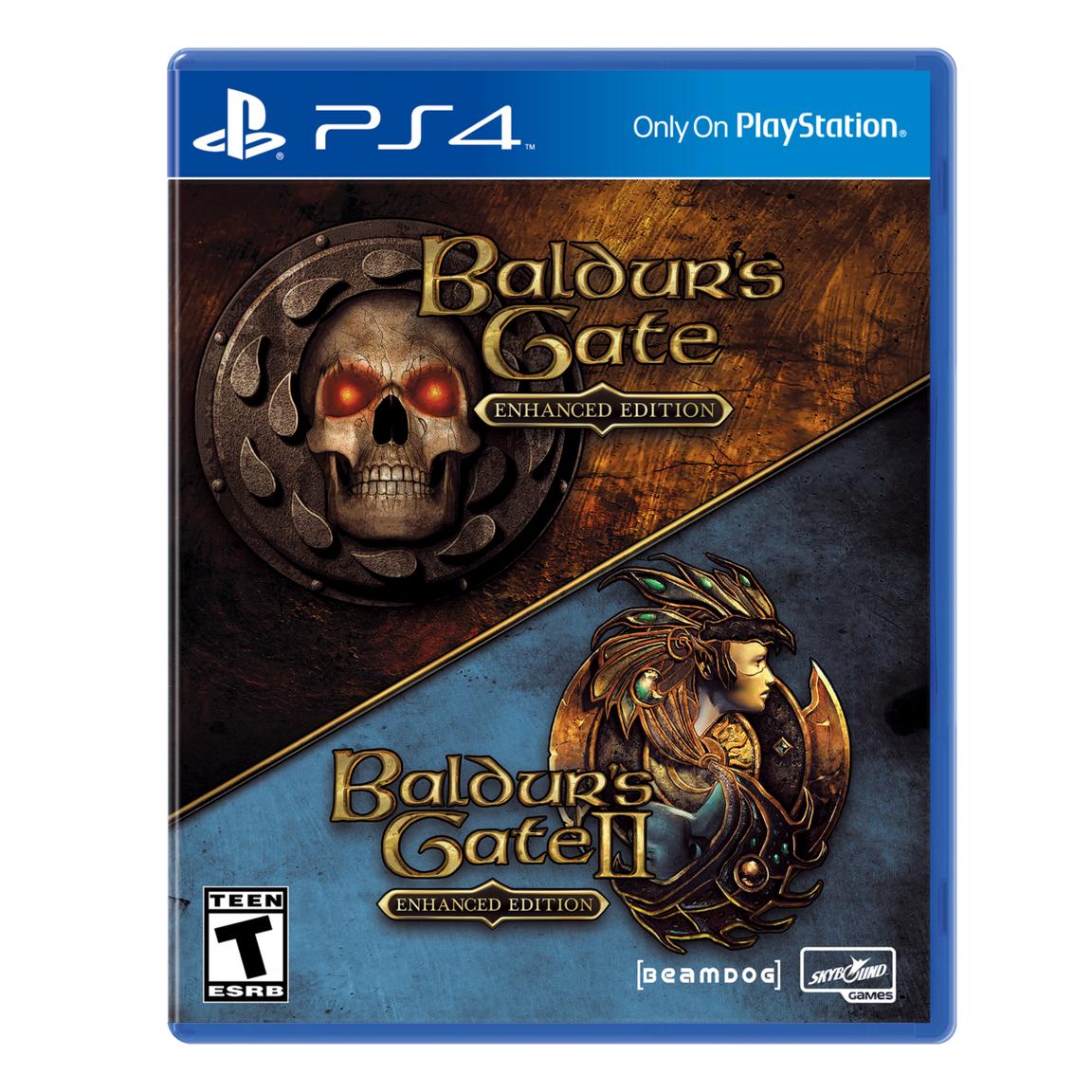 Baldur's Gate 1 & 2 Enhanced Edition - (Complete, Playstation 4)