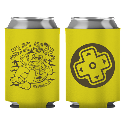 DK Tubing Can Cooler + Sticker Pack - Green