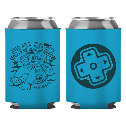 DK Tubing Can Cooler + Sticker Pack - Green