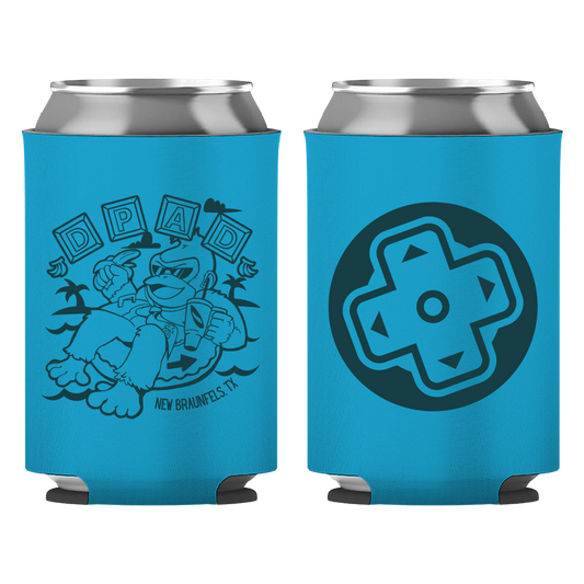 DK Tubing Can Cooler + Sticker Pack - Green - Green