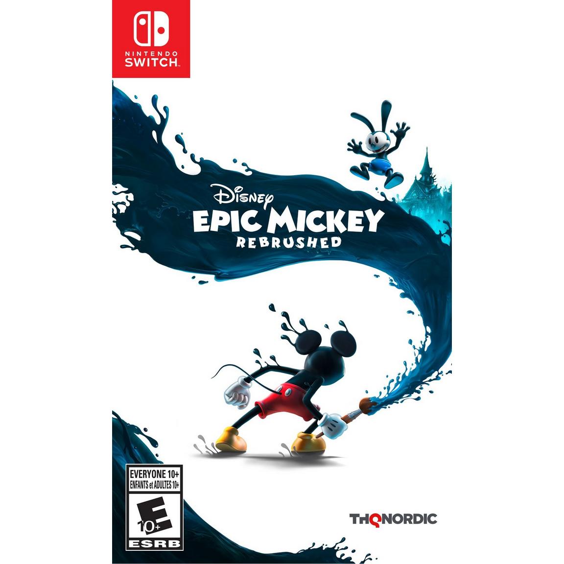 Disney Epic Mickey Rebrushed - (New, Nintendo Switch)