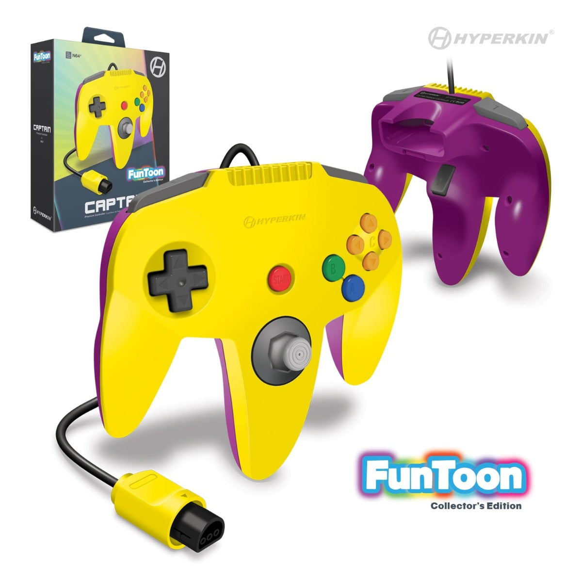 Hyperkin - Nintendo 64 Captain Controller (Rival Yellow) – DPadOnlineNBTX