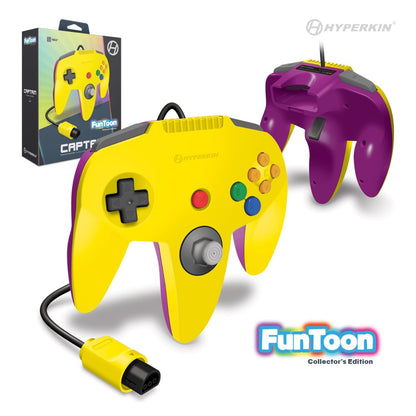Hyperkin - Nintendo 64 Captain Controller (Rival Yellow)