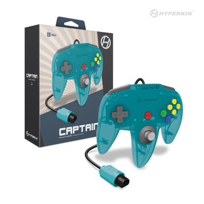 Hyperkin - Nintendo 64 Captain Controller (Turquoise)