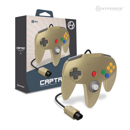 Hyperkin - Nintendo 64 Controller Captain (Gold)