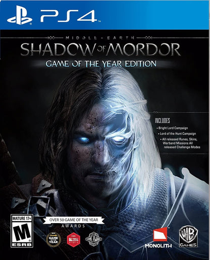Middle Earth: Shadow of Mordor [Game of the Year] - (Complete, Playstation 4)