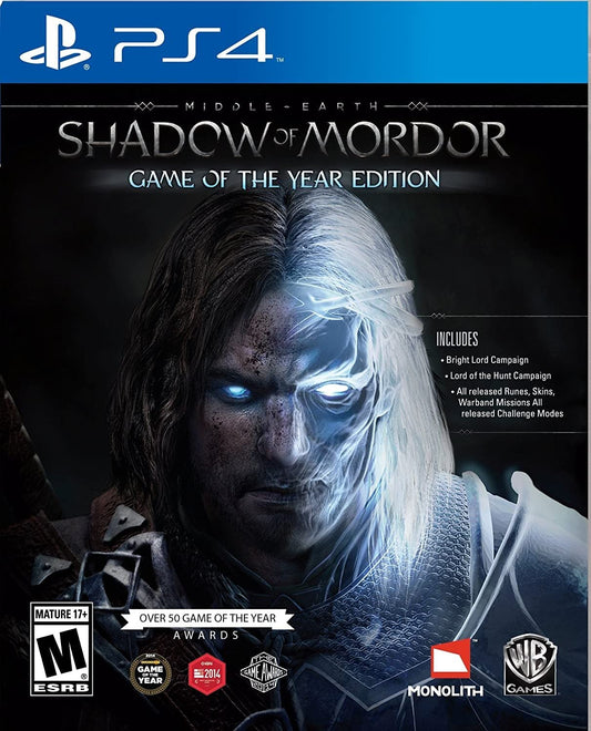 Middle Earth: Shadow of Mordor [Game of the Year] - (Complete, Playstation 4)