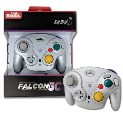 Old Skool - Nintendo GameCube Wireless Controller (Platinum)