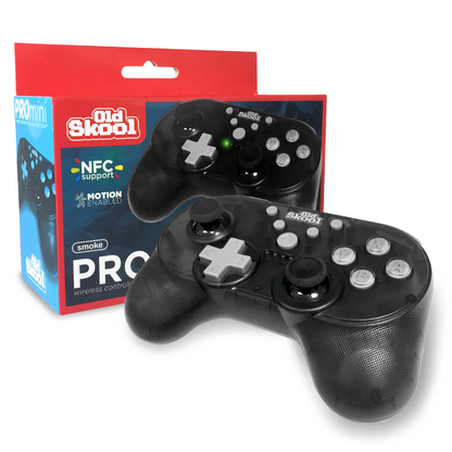 Old Skool - Nintendo Switch Pro Mini Controller (Smoke)