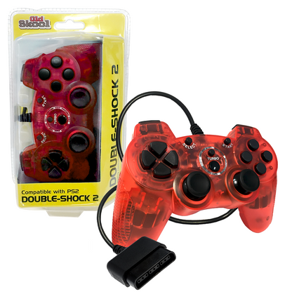 Old Skool - Playstation 2 Controller (Red)