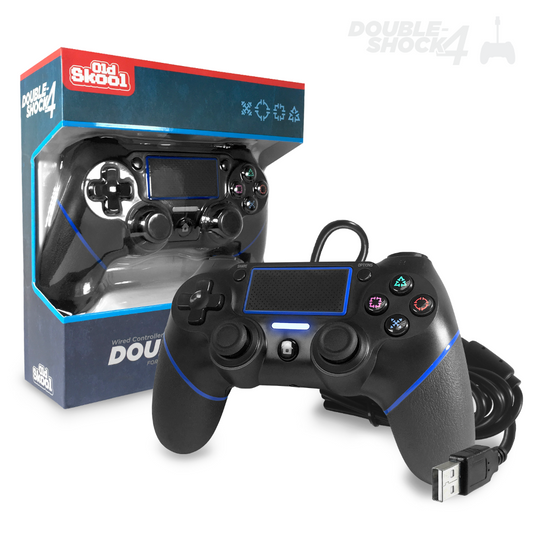 Old Skool - Playstation 4 Wired Controller (Black)