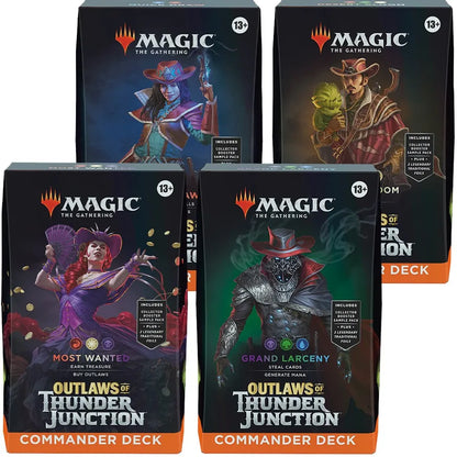 Outlaws of Thunder Junction Commander Deck Carton (4)