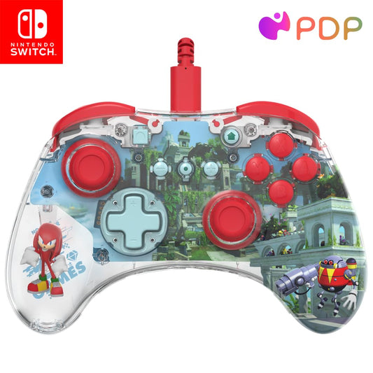 PDP Realmz Sonic the Hedgehog Wired Controller for Nintendo Switch - Knuckles - (Complete, Nintendo Switch)