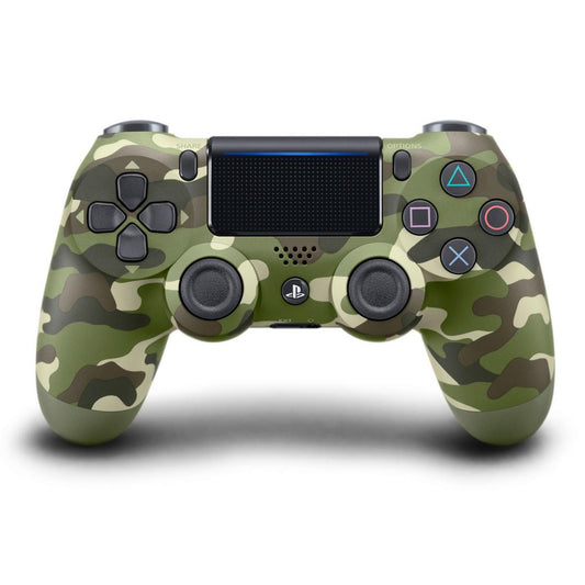 Playstation 4 Dualshock 4 Green Camo Controller - (Loose, Playstation 4)